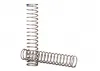Traxxas Springs Shock long (natural finish) (GTS) (0.62 rate blue stripe) (for use with TRX-4 Long Arm Lift Kit)