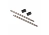 Traxxas Shock shaft 3x57mm (GTS) (2) (includes bump stops) (for use with TRX-4 Long Arm Lift Kit)