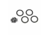 Traxxas Beadlock rings black (2.2) (Aluminium) (4)/ 2x10 CS (48)