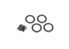 Traxxas Beadlock rings black (1.9) (Aluminium) (4)/ 2x10 CS (48)