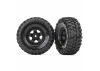 Traxxas Tires and wheels assembled glued (TRX-4 Sport wheels Canyon Trail 1.9 tires) (2)