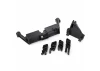 Traxxas Servo mount 2-speed/ servo mount T-Lock/ wire clips