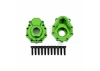 Traxxas Portal housings outer 6061-T6 Aluminium (green-anodized) (2)/ 2.5x10 CS (12)