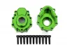 Traxxas Portal housings outer 6061-T6 Aluminium (green-anodized) (2)/ 2.5x10 CS (12)