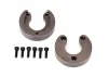 Traxxas Weight portal housing brass (34 grams) (2)/ 2.5x8 CS (6) (requires 8251X 8251R 8251A or 8251G outer portal housing)