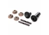 Traxxas Gear set differential (output gears (2) spider gears (4) spider gear shaft (2)