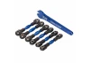 Traxxas Turnbuckles Aluminium (blue-anodized) camber links 32mm (front) (2)/ camber links 28mm (rear) (2)/ toe links 34mm (2)/ Aluminium wrench
