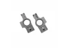 Traxxas Carriers, stub axle, 6061-T6 aluminium (gray-anodised), left + right/ 3x12mm BCS (with threadlock) (2)/ 2.5x6mm BCS (with threadlock) (2)