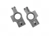 Traxxas Carriers, stub axle, 6061-T6 aluminium (gray-anodised), left + right/ 3x12mm BCS (with threadlock) (2)/ 2.5x6mm BCS (with threadlock) (2)