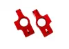 Traxxas Carriers, stub axle, 6061-T6 aluminium (red-anodised), (left + right)/ 3x12mm BCS (with threadlock) (2)/ 2.5x6mm BCS (with threadlock) (2)