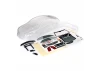 Traxxas Body Cadillac CTS-V (clear requires painting)/ decal sheet (includes side mirrors spoiler mounting hardware)