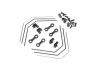 Traxxas Sway bar kit 4-Tec 2.0 (front and rear) (includes front and rear sway bars and adjustable linkage)