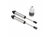 Traxxas Shocks GTR 134mm silver Aluminium (fully assembled w/o springs) (front no threads) (2)
