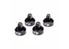 Traxxas Shock caps Aluminium (black-anodized) Fox Shocks (4)