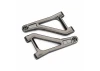 Traxxas Suspension arms upper (left right) (satin black chrome-plated) (assembled with hollow balls)