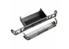 Traxxas Bumper rear/ bumper extension (satin black chrome-plated)