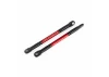 Traxxas Push rods, Aluminium (red-anodized) (2) (assembled with rod ends)