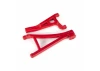 Traxxas Suspension arms, red, front (right), heavy duty (upper (1) / lower (1)
