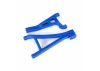 Traxxas Suspension arms, blue, front (right), heavy duty (upper (1) / lower (1)