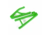 Traxxas Suspension arms, green, rear (right), heavy duty, adjustable wheelbase (upper (1) / lower (1)