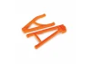 Traxxas Suspension arms, orange, rear (left), heavy duty, adjustable wheelbase (upper (1) / lower (1)