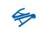 Traxxas Suspension arms, blue, rear (left), heavy duty, adjustable wheelbase (upper (1) / lower (1)