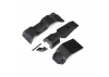 Traxxas Skid plate set front/ skid plate rear/ 3x10 BCS (6)/ 3x30 BCS (1) (fits 8629 8630 bulkheads)