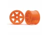 Traxxas Wheels 3.8 (orange) (2) (17mm splined)