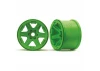 Traxxas Wheels 3.8 (green) (2) (17mm splined)