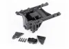 Traxxas Suspension mount, intermediate, TRX-6 (1)/ bearing cap (1)/ suspension link mounts (left + right)/ 2.5x12 CS (4)