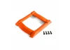 Traxxas Skid plate roof (body) (orange)/ 3x12mm CS (4)
