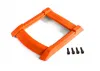 Traxxas Skid plate roof (body) (orange)/ 3x12mm CS (4)