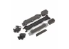 Traxxas Battery hold-down/ mounts (front + rear)/ battery compartment spacers/ foam pads (fits MAXX with extended chassis (352mm wheelbase)