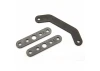 Traxxas Bulkhead tie bar front upper (1)/ lower (2) (steel)