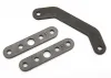 Traxxas Bulkhead tie bar front upper (1)/ lower (2) (steel)