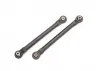 Traxxas Toe links molded composite 100mm (89mm center to center) (black) (2)