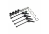 Traxxas Driveshafts steel constant-velocity (assembled) front or rear (4) (8654 8654G or 8654R required for a complete set)