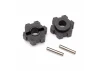 Traxxas Wheel hubs hex (2)/ 2.5x12 pins (2)