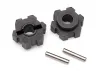 Traxxas Wheel hubs hex (2)/ 2.5x12 pins (2)