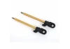 Traxxas Shock shaft, 72mm (GT-MAXX) (TiN-coated) (2) (assembled with rod ends and steel hollow balls)