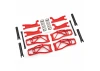 Traxxas WideMaxx Suspension Kit for MAXX 1:10 - Red