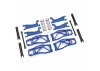 Traxxas WideMaxx Suspension Kit for MAXX 1:10 - Blue