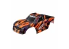 Traxxas Hoss 4x4 VXL Bodyshell - Pre Painted Orange
