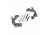 Traxxas Caster blocks (c-hubs), extreme heavy duty, gray (left + right)/ 3x32mm hinge pins (2)/ 3x20mm BCS (2) (for use with 9080 upgrade kit)