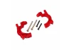 Traxxas Caster blocks (c-hubs), extreme heavy duty, red (left + right)/ 3x32mm hinge pins (2)/ 3x20mm BCS (2) (for use with 9080 upgrade kit)
