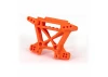 Traxxas Shock tower, front, extreme heavy duty, orange (for use with 9080 upgrade kit)