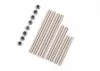 Traxxas Suspension pin set, extreme heavy duty, complete (front and rear) (hardened steel) (3x52mm (4), 3x32mm (2), 3x40mm (2)/ M2.5x0.45mm NL (8) (for use with 9080 upgrade kit)
