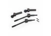 Traxxas Driveshafts, rear, extreme heavy duty, steel-spline constant-velocity with 6mm stub axles (complete assembly) (2) (for use with 9080 upgrade kit)