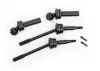Traxxas Driveshafts, rear, extreme heavy duty, steel-spline constant-velocity with 6mm stub axles (complete assembly) (2) (for use with 9080 upgrade kit)