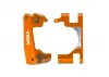 Traxxas Caster blocks (c-hubs), 6061-T6 aluminium (orange-anodised), left + right (for use with 9080 upgrade kit)